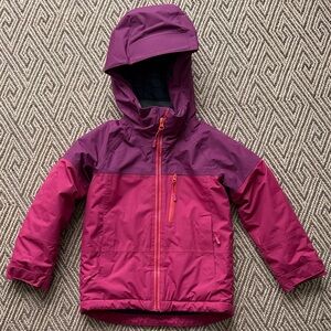 L.L. Bean Kids Puffer Jacket - Purple and Pink